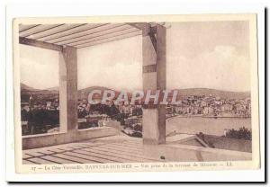 La Cote Vermeille Baynuls Sea Old Postcard View from the terrace of Miramar