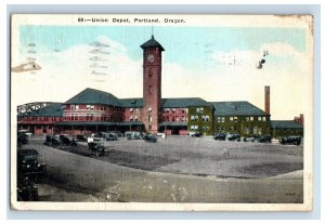 C.1900-07 Union Depot, Portland, Oregon. Postcard P154E