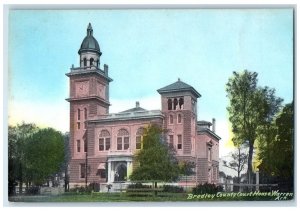 c1910's Bradley County Court House Building Clock Tower Warren Arkansas Postcard