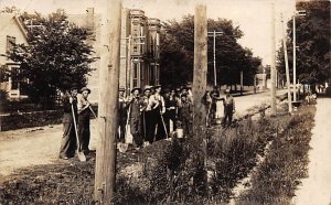 Road Crew Unused close to perfect corners, postal used 1911