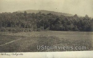 Real Photo - Mt Ouru - Ashfield, Massachusetts MA  