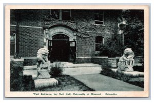 Joy Neff Hall University of Missouri Columbia MO UNP Albertype Postcard R6