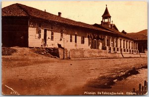 Mission San Luis Obispo De Tolosa California CA September 1, 1772 Church Postcar