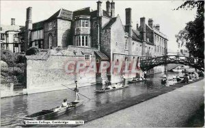Modern Postcard Queens College Cambridge