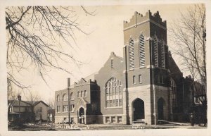 c.'10 RPPC Real Photo, Methodist, M.E. Church, Spencer, IA,Old Postcard