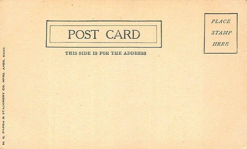 Madison ME George Cushing's Pharmacy Drug Store Postcard