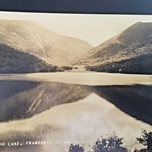 Postcard  RPPC Echo Lake , Francona Notch, NH.            X8
