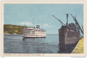 Le Richelieu, C.S.L. Quittant, Chicoutimi, Quebec, Canada, PU-1950