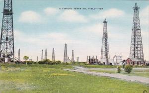 Texas A Typical Texas Oil Field