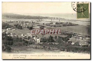 Old Postcard Panorama Cabourg Dives taken Foucher Property Careil