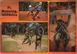 Military Postcard - US Army Infantry Training, Fort Benning, Georgia  RR23462