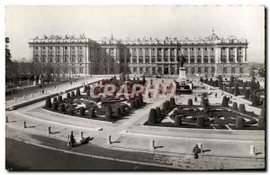 Postcard Modern Madrid Plaza De Oriente Palacio Nacional