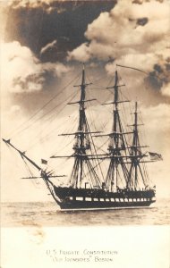 F93/ Ship RPPC Postcard U.S. Frigate Constitution Old Ironsides 26