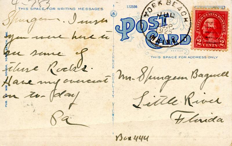 ME - York Beach. Anvil Rock and Nubble Light Lighthouse