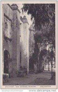 California San Gabriel Mission Stairway