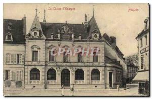 Old Postcard Bank Beaune Caisse d & # 39Epargne