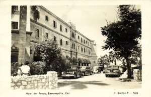 colombia, BARRANQUILLA, Hotel del Prado, Car (1950s) RPPC Postcard