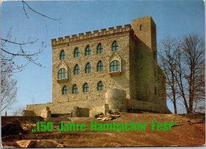Postcard Germany Hambach Castle