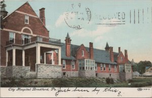 Postcard City Hospital Bradford PA 1907