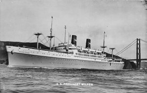 SS President Wilson American President Line Ship 1953 