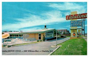 Postcard HOTEL SCENE Charlotte North Carolina NC AS1090