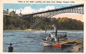 Made of the missed landing and steel arch bridge Niagara Falls Unused 