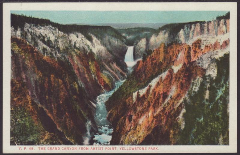 Grand Canyon,Yellowstone Postcard