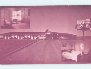 Pre-1980 MOTEL SCENE Evanston Wyoming WY AD9089