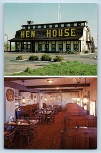 St. Louis Missouri Postcard Hen House Interstate Inc Restaurant Gift Shops c1960