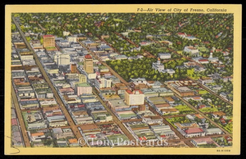 Air View of City of Fresno