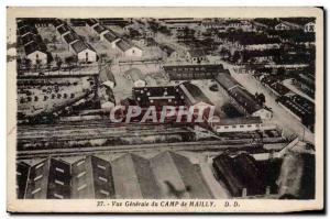 Old Postcard Militaria Camp of Mailly General view