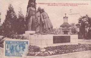 France Troyes Le Monument aux Morts de la Grande Guerre