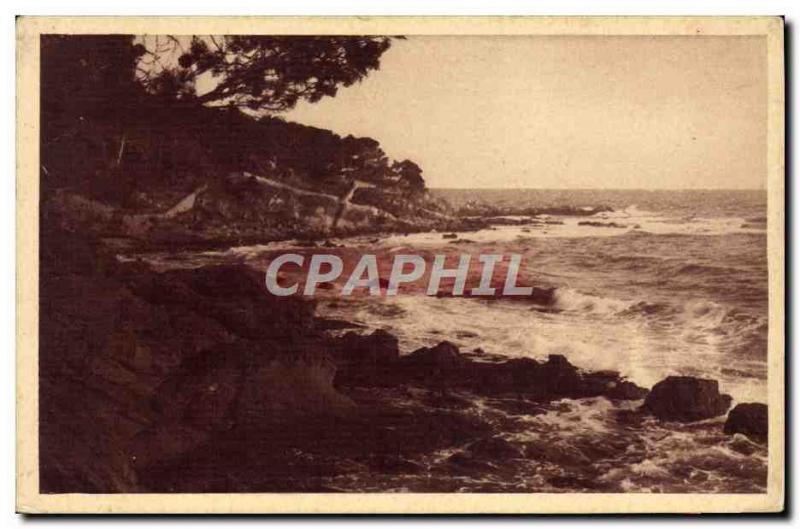 Old Postcard La Corniche D & # 39Or