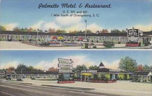 South Carolina Orangeburg Palmetto Motel &  Restaurant