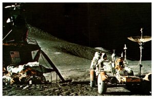 Astronaut James Irwin Lunar Roving Vehicle
