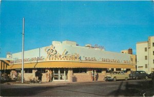 1950s Florida Miami Beach Parham's Restaurant Ansco Valence Postcard 22-11129