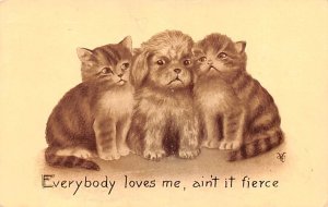 Everybody loves me Artist V. Colby Postcard