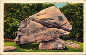 Massachusetts Pittsfield Balance Rock Curteich