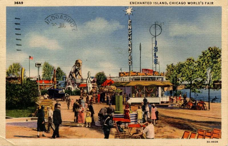 IL - Chicago. 1933 Chicago World's Fair. Enchanted Island