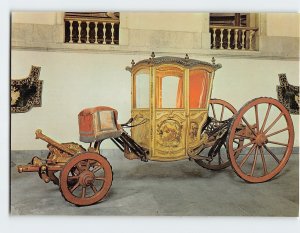 Postcard Coach of the Meninos de Palhavã, Museu Nacional Dos Coches, Portugal