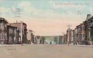 Canada New Brunswick Saint John East End Of King Street 1911