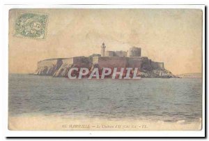 Marseille Old Postcard The Chateau d & # 39if Cote is