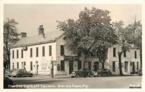 1940s BARDSTOWN KENTUCKY  The Old Talbott Tavern RPPC postcard 9061