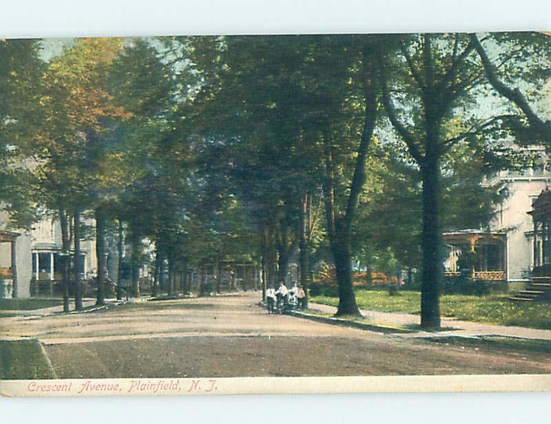 Unused Divided-Back STREET SCENE Plainfield - Near Edison New Jersey NJ W1635