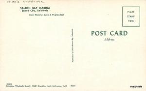 1950s Imperial Salton Sea Bay Marina California Columbia postcard 3043