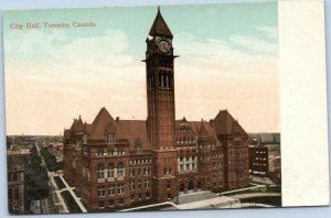 postcard Toronto Ontario Canada - City Hall - Valentine and Son