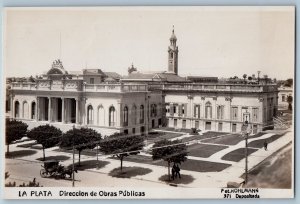 Argentina Postcard Directorate of Public Works La Plata c1910 RPPC Photo