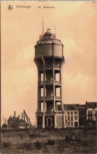 Belgium Zeebrugge De Watertoren Vintage Postcard C106