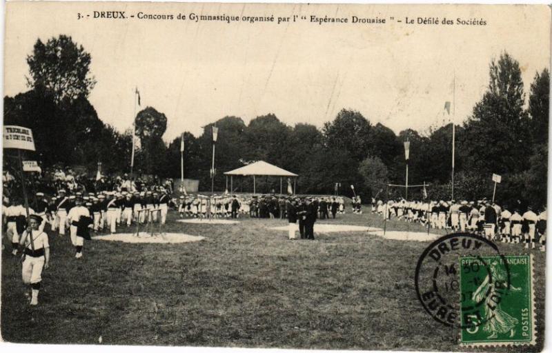 CPA DREUX-Concours de Gymnastique organisé par l' Espérance Drouaise (177622)