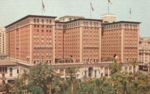 Vintage Postcard Biltmore Hotel Largest Western America Los Angeles California